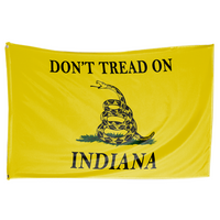 Don't Tread on Indiana 3 x 5 Gadsden Flag - Limited Edition