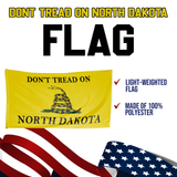 Don't Tread on North Dakota 3 x 5 Gadsden Flag - Limited Edition