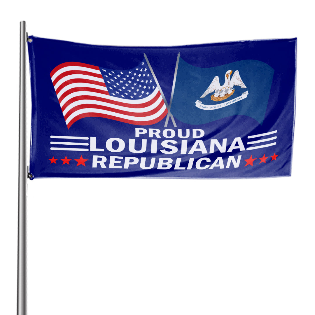 Proud Louisiana Republican 3 x 5 Flag - Limited Edition Flags