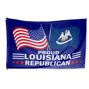 Proud Louisiana Republican 3 x 5 Flag - Limited Edition Flags