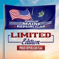 Proud Maine Republican 3 x 5 Flag - Limited Edition Flags