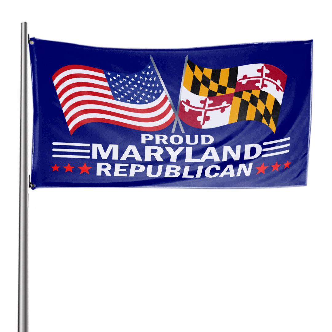 Proud Maryland Republican 3 x 5 Flag - Limited Edition Flags