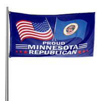 Proud Minnesota Republican 3 x 5 Flag - Limited Edition Flags