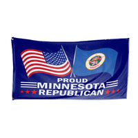 Proud Minnesota Republican 3 x 5 Flag - Limited Edition Flags