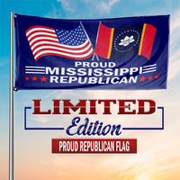 Proud Mississippi Republican 3 x 5 Flag - Limited Edition Flags