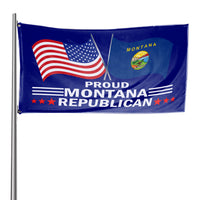Proud Montana Republican 3 x 5 Flag - Limited Edition Flags