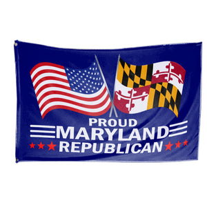 Proud Maryland Republican 3 x 5 Flag - Limited Edition Flags