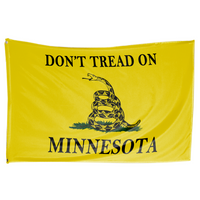 50 States Don't Tread On 3 X 5 Gadsden Flag - Limited Edition Dual Flags - All States Available