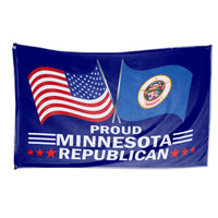 Proud Minnesota Republican 3 x 5 Flag - Limited Edition Flags