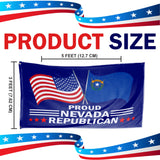 Proud Nebraska Republican 3 x 5 Flag - Limited Edition Flags