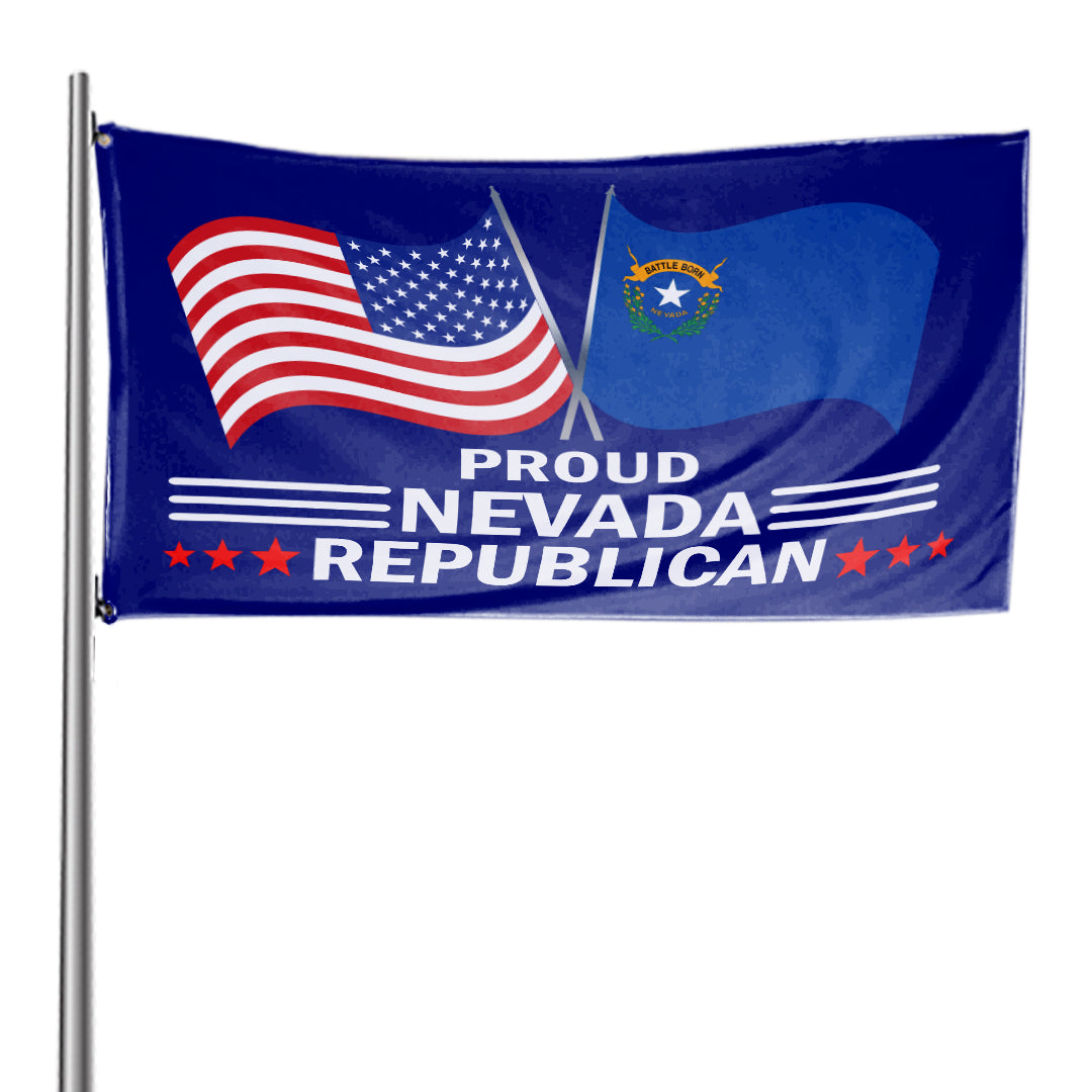 Proud Nevada Republican 3 x 5 Flag - Limited Edition Flags