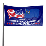 Proud Nevada Republican 3 x 5 Flag - Limited Edition Flags
