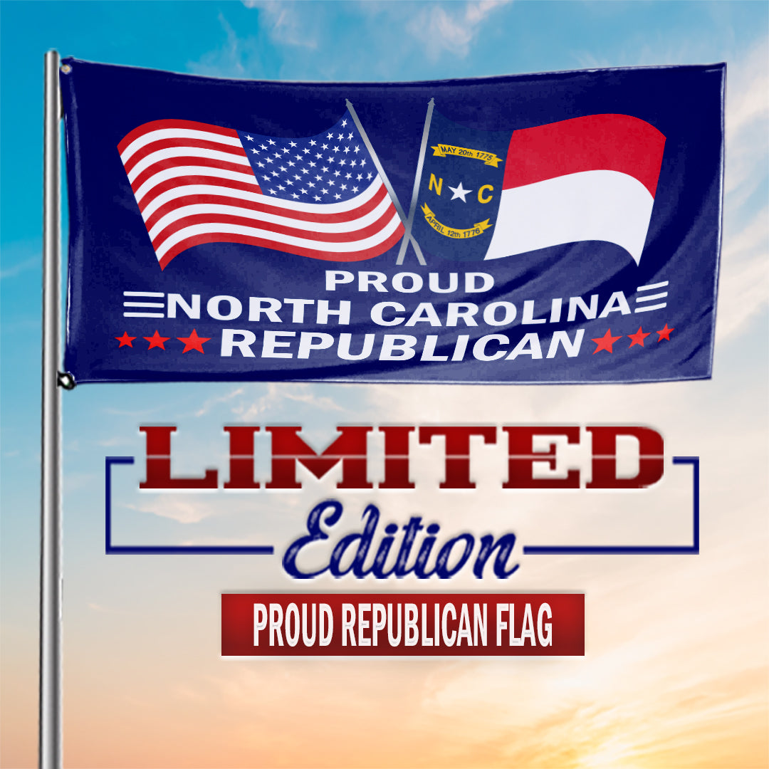 Proud North Carolina Republican 3 x 5 Flag - Limited Edition Flags