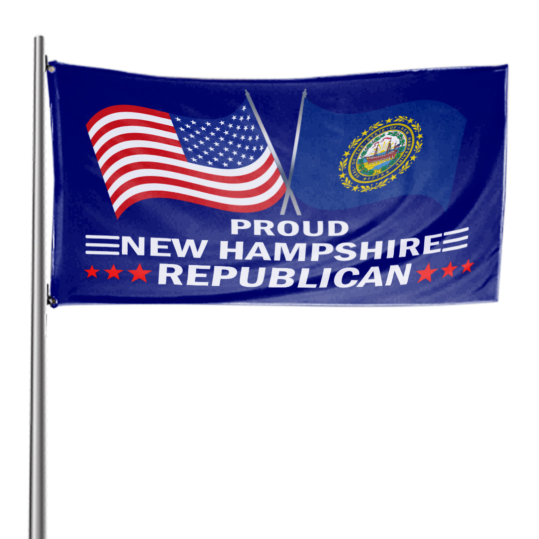 Proud New Hampshire 3 x 5 Flag - Limited Edition Flags