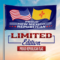 Proud New Mexico Republican 3 x 5 Flag - Limited Edition Flags