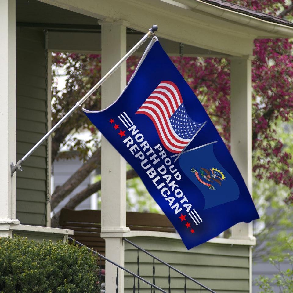 Proud North Dakota Republican 3 x 5 Flag - Limited Edition Flags