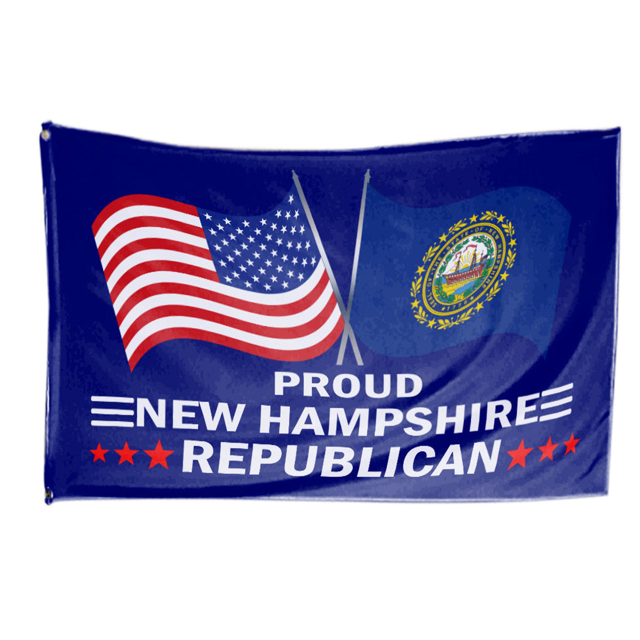 Proud New Hampshire 3 x 5 Flag - Limited Edition Flags
