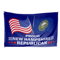 Proud New Hampshire 3 x 5 Flag - Limited Edition Flags