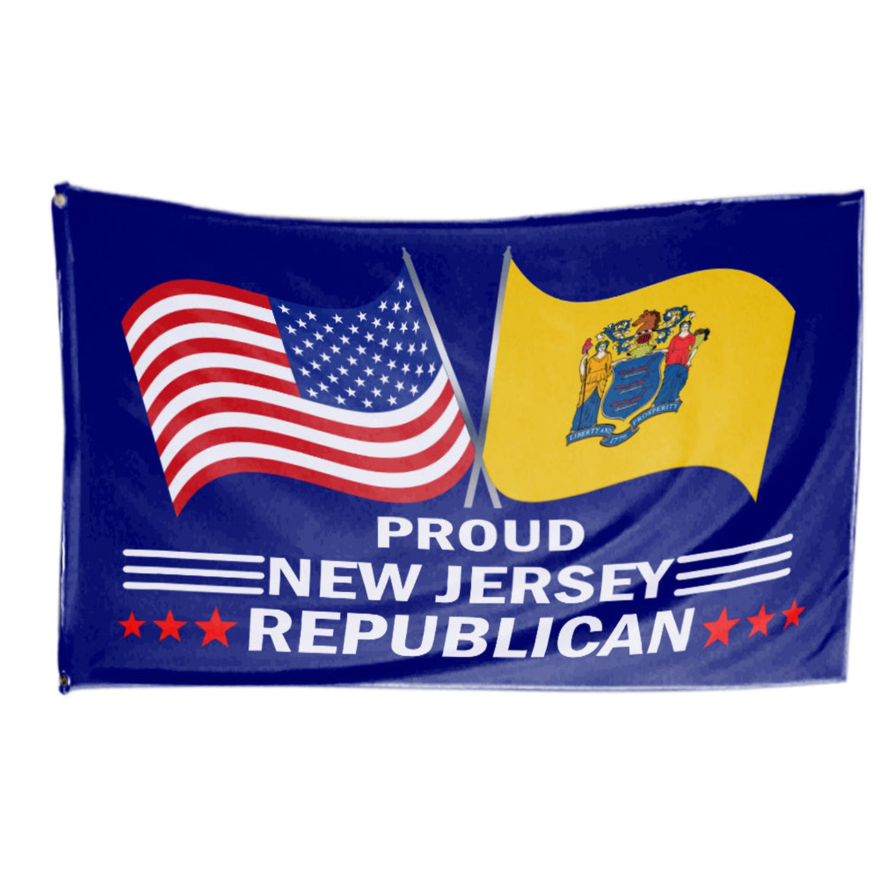 Proud New Jersey Republican 3 x 5 Flag - Limited Edition Flags