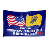 Proud New Jersey Republican 3 x 5 Flag - Limited Edition Flags