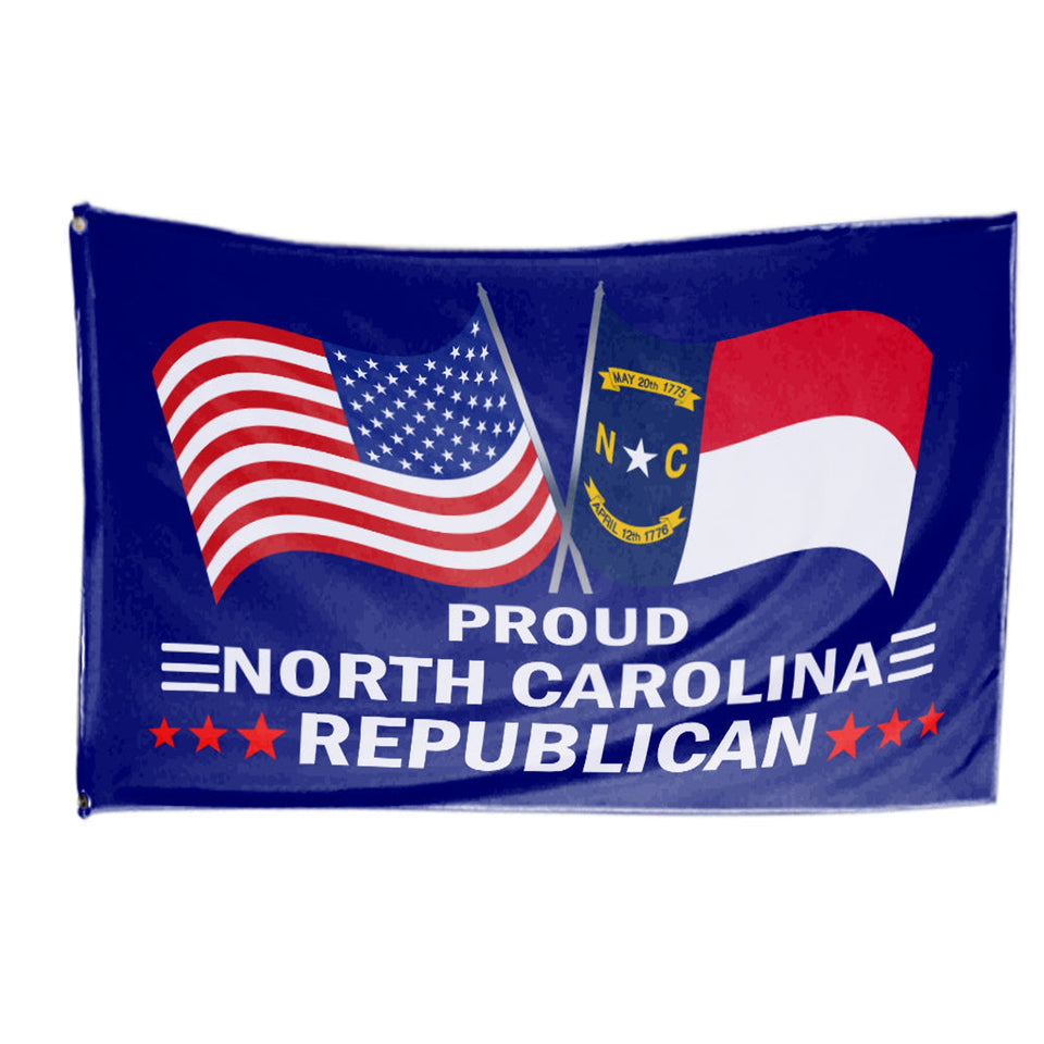 Proud North Carolina Republican 3 x 5 Flag - Limited Edition Flags