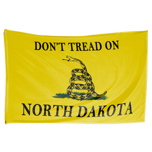 Don't Tread on North Dakota 3 x 5 Gadsden Flag - Limited Edition