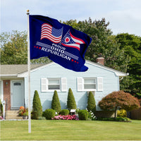 Proud Ohio Republican 3 x 5 Flag - Limited Edition Flags