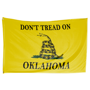 Don't Tread on Oklahoma 3 x 5 Gadsden Flag - Limited Edition