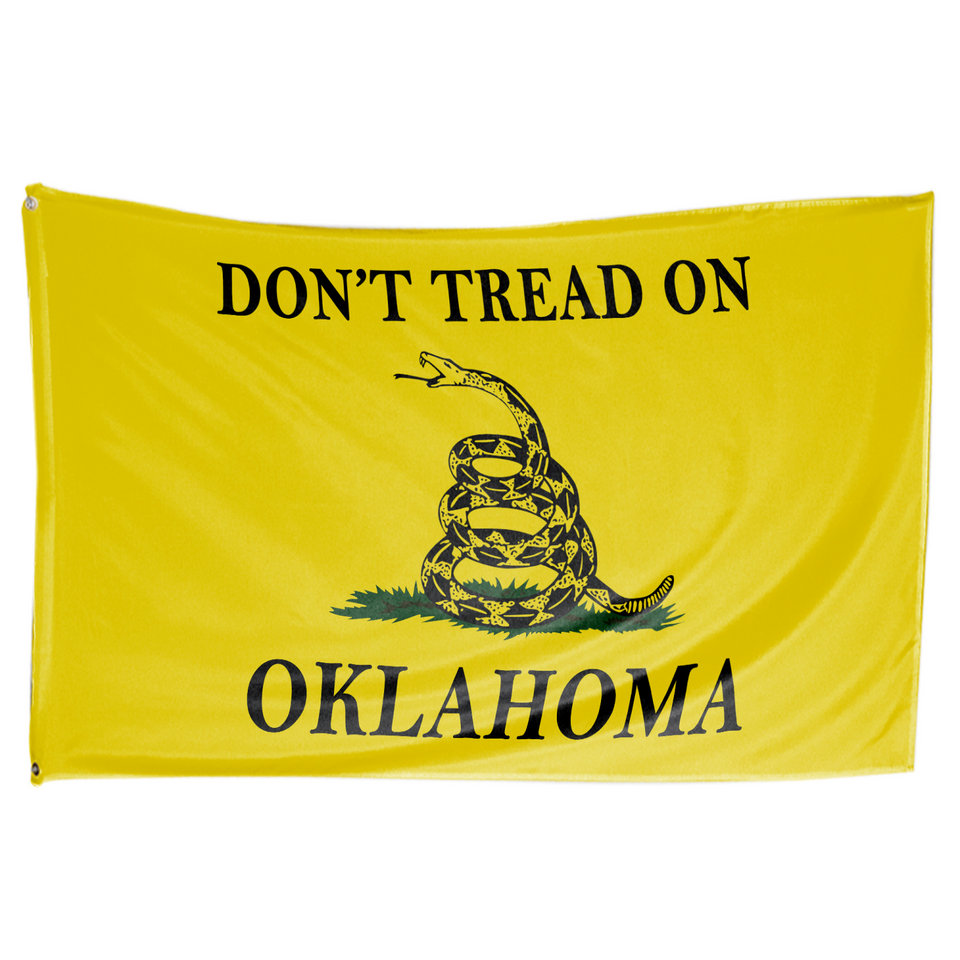 Don't Tread on Oklahoma 3 x 5 Gadsden Flag - Limited Edition