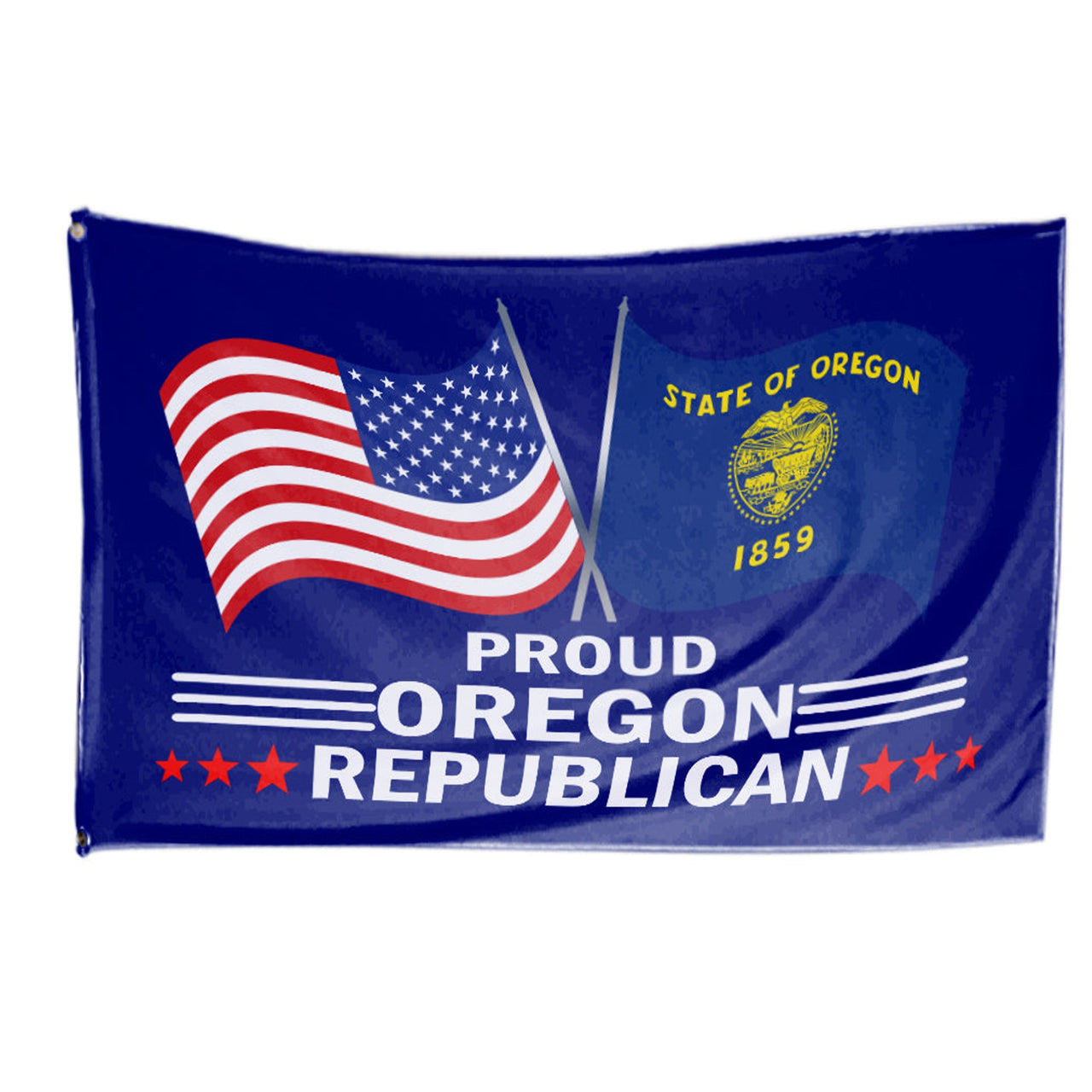 Proud Oregon Republican 3 x 5 Flag - Limited Edition Flags