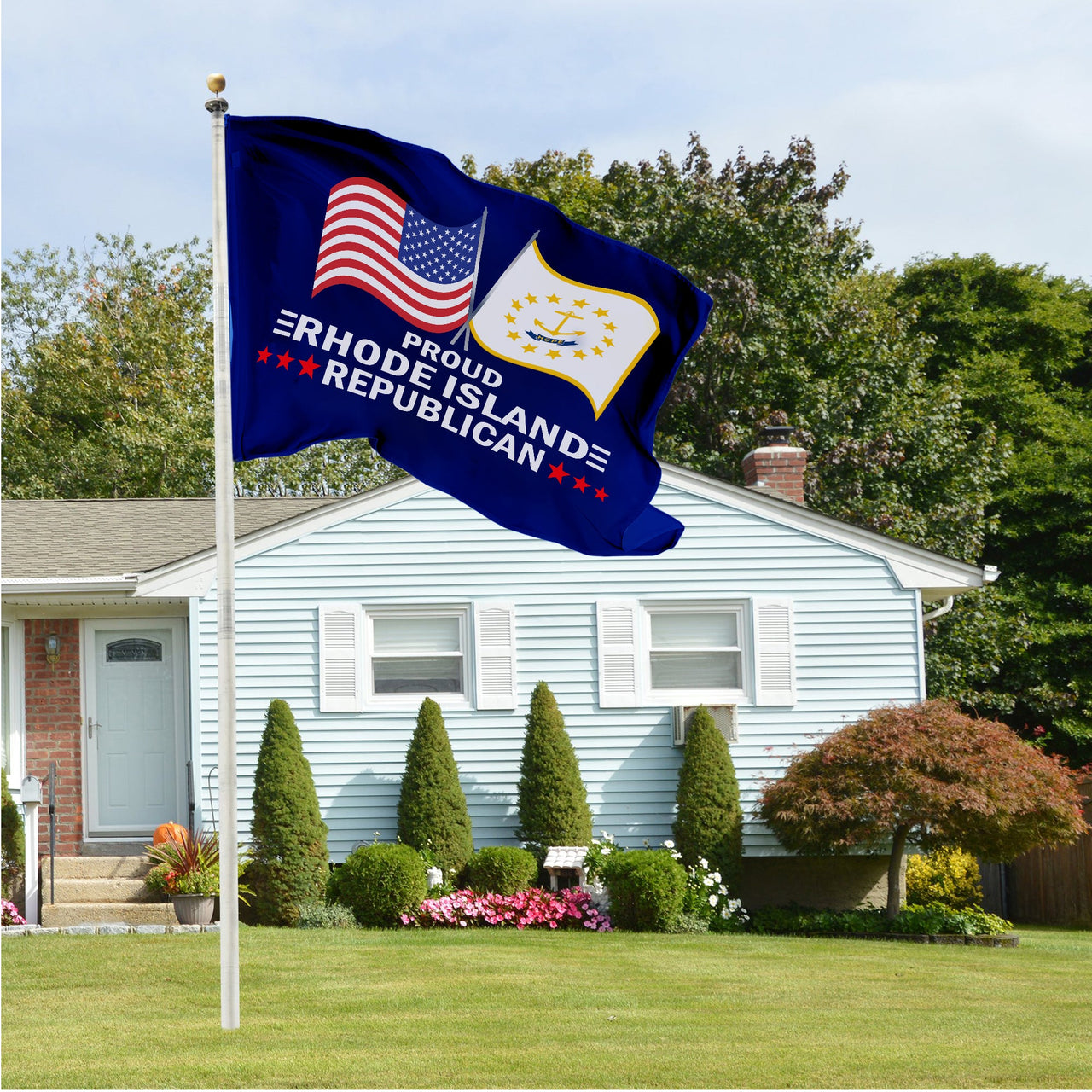 Proud Rhode Island Republican 3 x 5 Flag - Limited Edition Flags