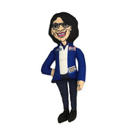 Rashida Tlaib Squad Member Tough Plush Dog Chew Toy with Squeaker - Official Republican Dogs