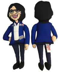 The Squad Includes AOC IIlhan Rashida & Ayanna Pressley Tough Plush Dog Chew Toys with Squeakers - Official Republican Dogs