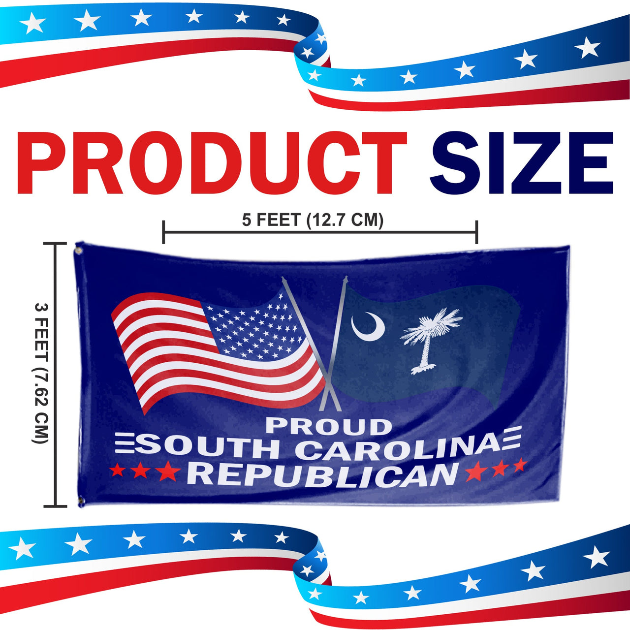 Proud South Carolina Republican 3 x 5 Flag - Limited Edition Flags