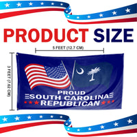 Proud South Carolina Republican 3 x 5 Flag - Limited Edition Flags