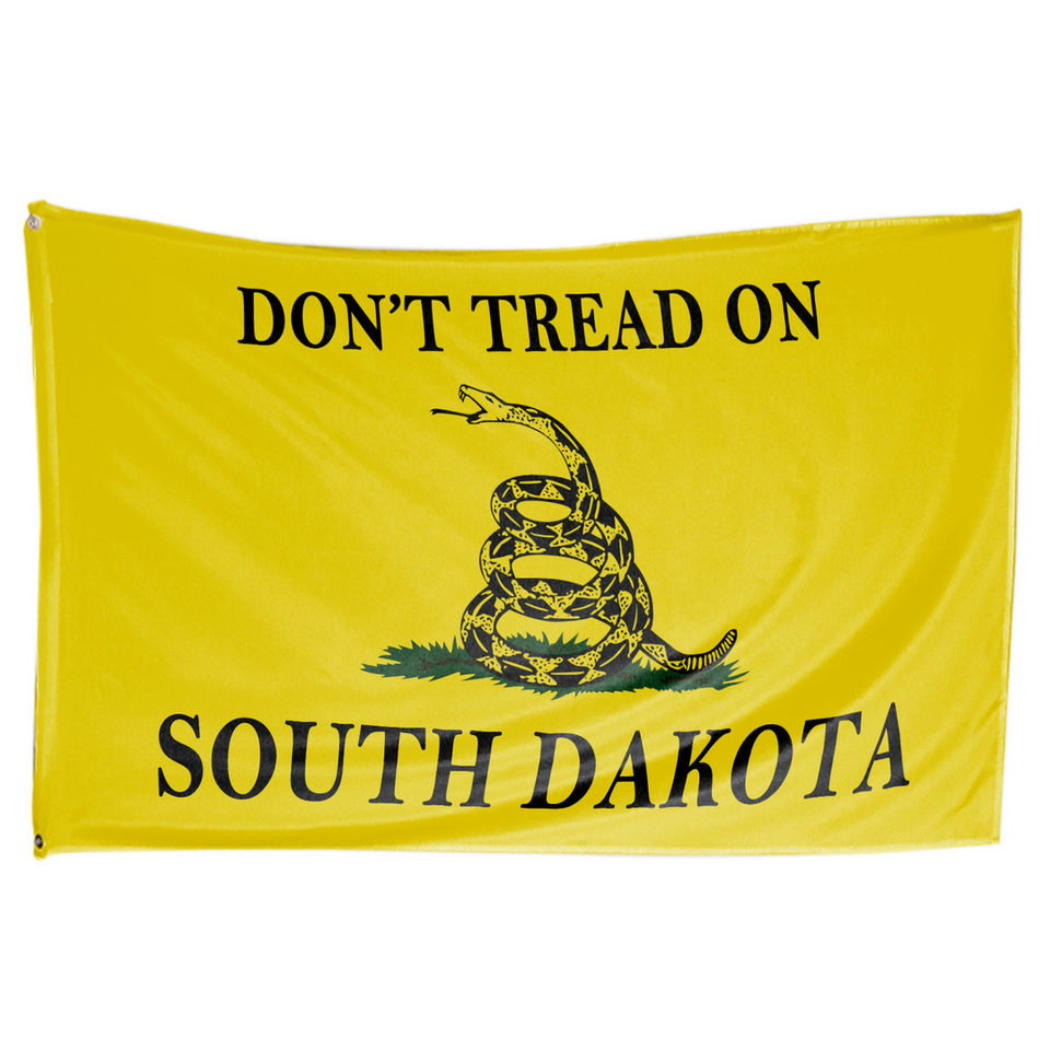 50 States Don't Tread On 3 X 5 Gadsden Flag - Limited Edition Dual Flags - All States Available