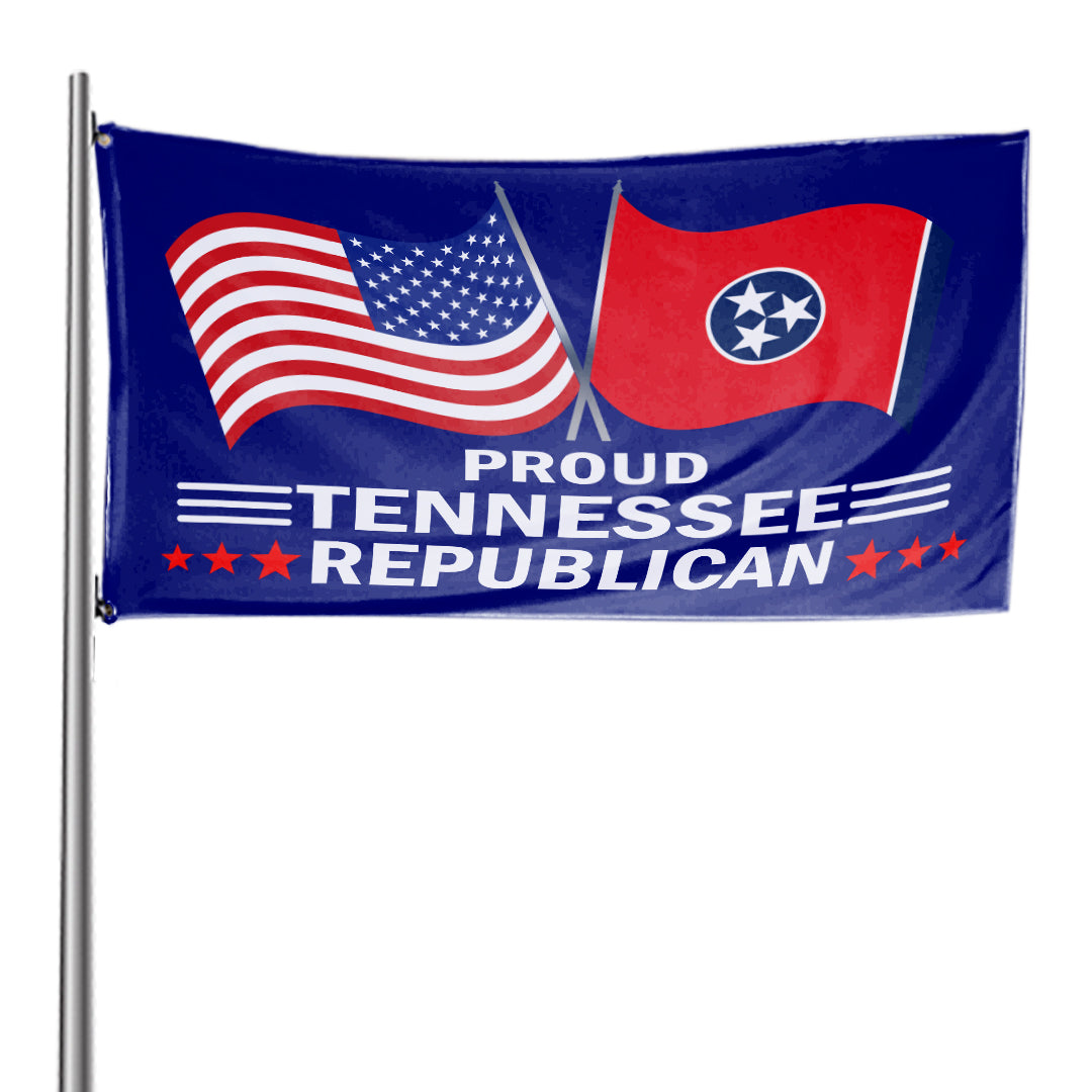 Proud Tennessee Republican 3 x 5 Flag - Limited Edition Flags