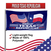 Proud Texas Republican  3 x 5 Flag - Limited Edition Flags