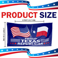 Proud Texas Republican  3 x 5 Flag - Limited Edition Flags