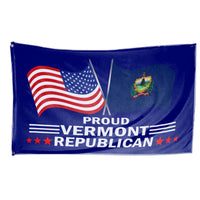 Proud Vermont Republican 3 x 5 Flag - Limited Edition Flags