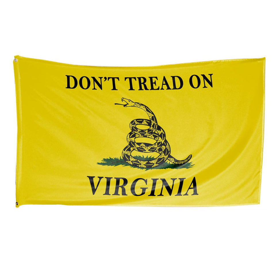 50 States Don't Tread On 3 X 5 Gadsden Flag - Limited Edition Dual Flags - All States Available