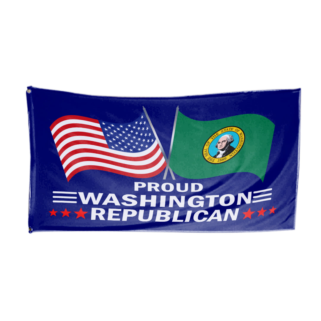 Proud Washington Republican  3 x 5 Flag - Limited Edition Flags