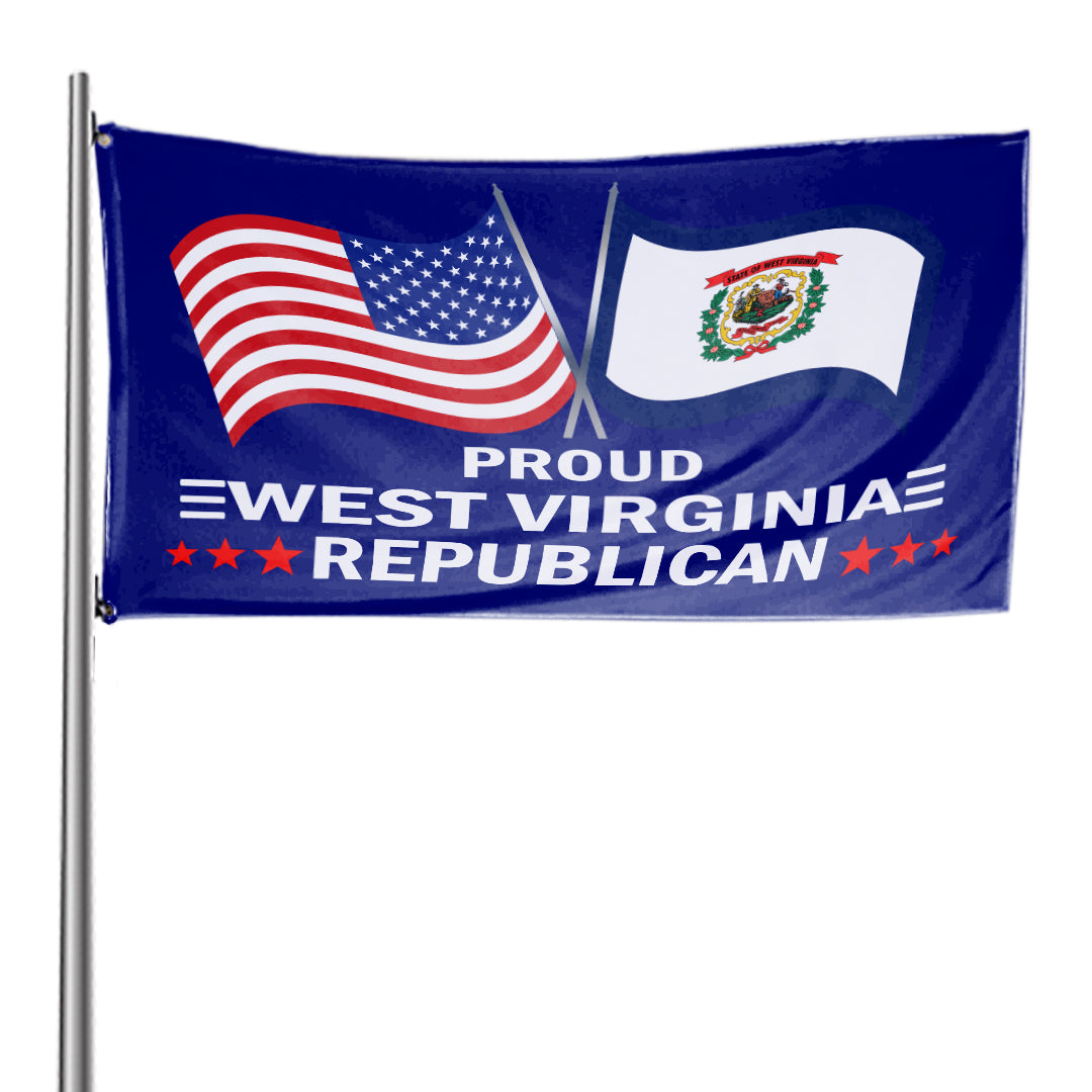Proud West Virginia Republican 3 x 5 Flag - Limited Edition Flags
