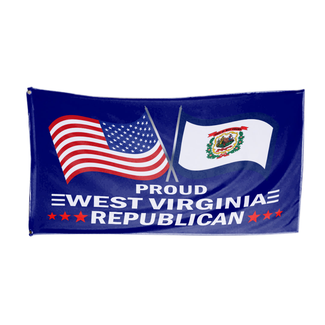 Proud West Virginia Republican 3 x 5 Flag - Limited Edition Flags