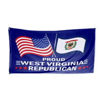 Proud West Virginia Republican 3 x 5 Flag - Limited Edition Flags