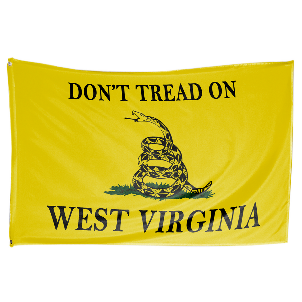 Don't Tread on West Virginia 3 x 5 Gadsden Flag - Limited Edition