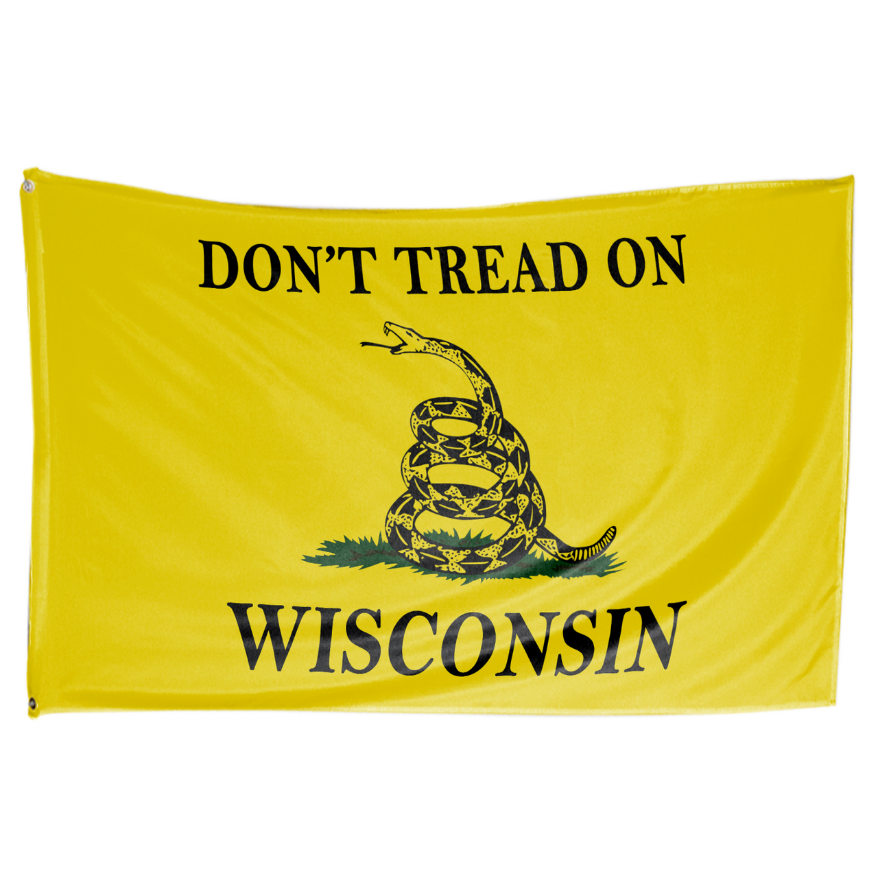 Don't Tread on Wisconsin 3 x 5 Gadsden Flag - Limited Edition