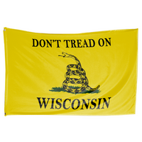 Don't Tread on Wisconsin 3 x 5 Gadsden Flag - Limited Edition