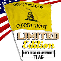 Don't Tread on Connecticut 3 x 5 Gadsden Flag - Limited Edition