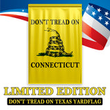 Don't Tread On Connecticut Yard Flag- Limited Edition Garden Flag